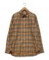 BURBERRY（バーバリー）の古着「ニュークラシックノバチェック 長袖シャツ」｜ベージュ