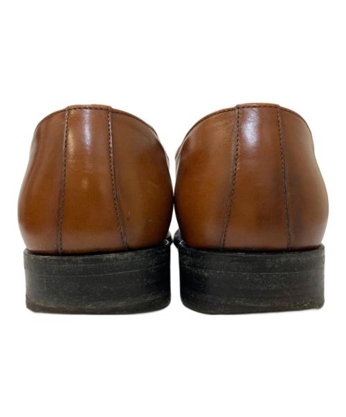 GUCCI（グッチ）GUCCI (グッチ) モンクストラップ レザードレスシューズ ブラウン サイズ:41 1/2Eの古着・服飾アイテム