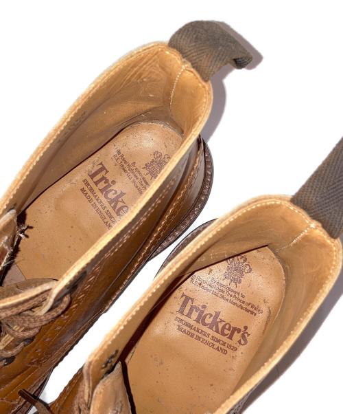 Tricker's（トリッカーズ）Tricker's (トリッカーズ) stow ウイングチップ カントリーブーツ ベージュ サイズ:8.5の古着・服飾アイテム