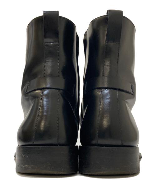 GUCCI（グッチ）GUCCI (グッチ) サイドジップレザーブーツ ブラック サイズ:41 1/2 Eの古着・服飾アイテム
