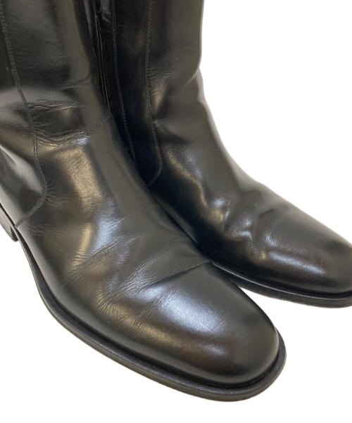 GUCCI（グッチ）GUCCI (グッチ) サイドジップレザーブーツ ブラック サイズ:41 1/2 Eの古着・服飾アイテム