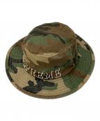 SUPREMEシュプリーム）の古着「Twill Boonie Woodland Camo」｜グリーン