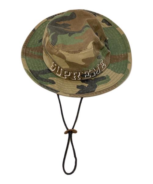 SUPREME（シュプリーム）Supreme (シュプリーム) Twill Boonie Woodland Camo グリーン サイズ:MEDIUMU-LARGEの古着・服飾アイテム