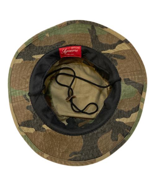 SUPREME（シュプリーム）Supreme (シュプリーム) Twill Boonie Woodland Camo グリーン サイズ:MEDIUMU-LARGEの古着・服飾アイテム