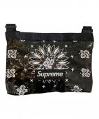SUPREMEシュプリーム）の古着「BANDANA TARP SIDE BAG」｜ブラック
