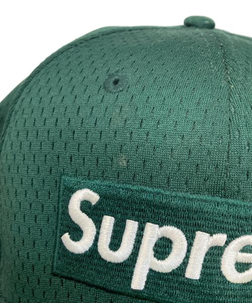 SUPREME（シュプリーム）SUPREME (シュプリーム) New Era (ニューエラ) ボックスロゴ メッシュ 6パネルキャップ グリーン サイズ:7 5/8(60.6cm)の古着・服飾アイテム
