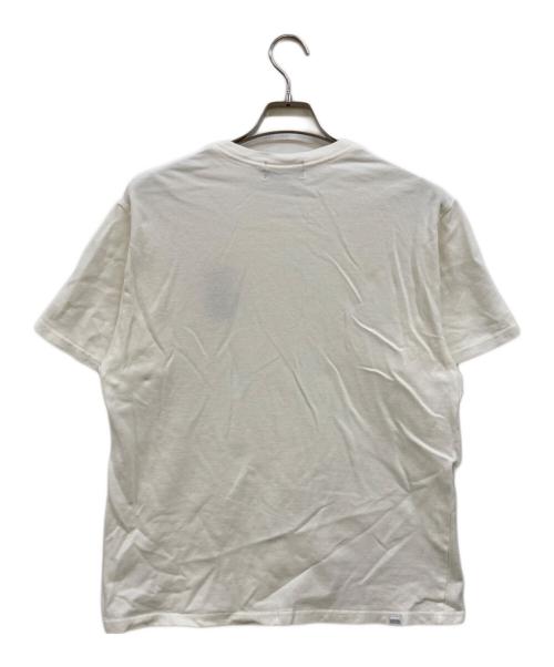 Hysteric Glamour（ヒステリックグラマー）Hysteric Glamour (ヒステリックグラマー) FREAK OUT刺繍 Tシャツ ホワイト サイズ:Ｌの古着・服飾アイテム