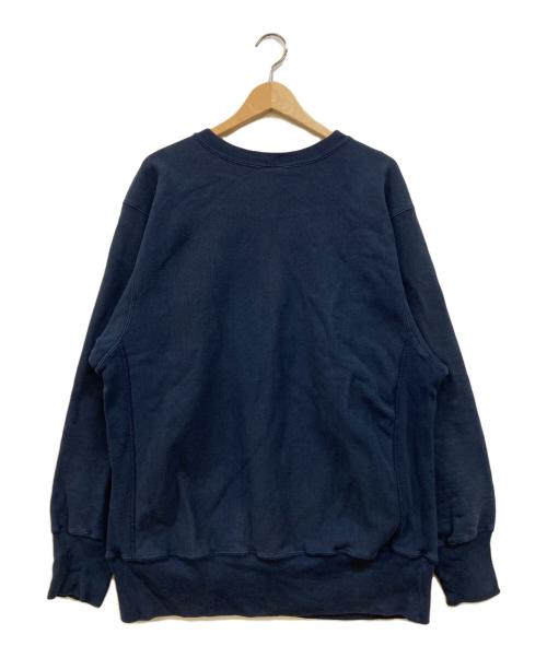 Champion REVERSE WEAVE（チャンピオン リバース ウィーブ）Champion REVERSE WEAVE (チャンピオン リバース ウィーブ) 90's 目無し リバースウィーブスウェット ネイビー サイズ:XLの古着・服飾アイテム