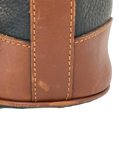 OLD COACH（オールドコーチ）OLD COACH (オールドコーチ) レザーショルダーバッグ ネイビーの古着・服飾アイテム