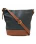 OLD COACH（オールドコーチ）の古着「レザーショルダーバッグ」｜ネイビー