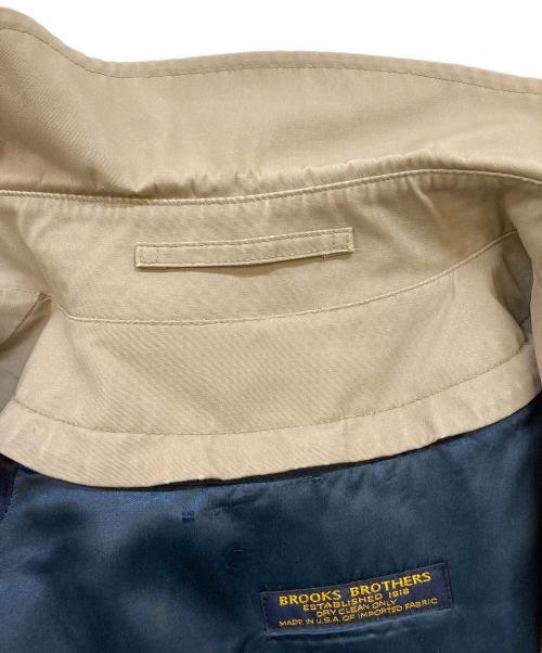 BROOKS BROTHERS（ブルックスブラザーズ）BROOKS BROTHERS (ブルックスブラザーズ) 80's USA製 ポプリン ゴム引き ウールライナー付ステンカラーコート ベージュ サイズ:下記参照の古着・服飾アイテム
