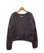 Maiamiマイアミ）の古着「MOHAIR SMALL CARDIGAN」｜ブラック