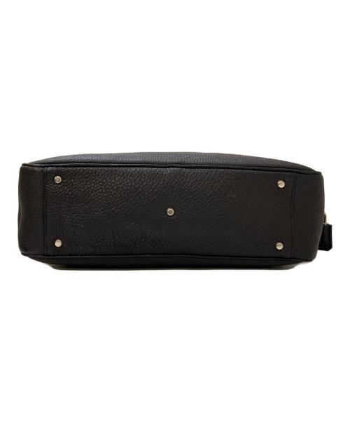 Aquascutum（アクアスキュータム）Aquascutum (アクアスキュータム) シボレザー ボストンバッグ ブラックの古着・服飾アイテム