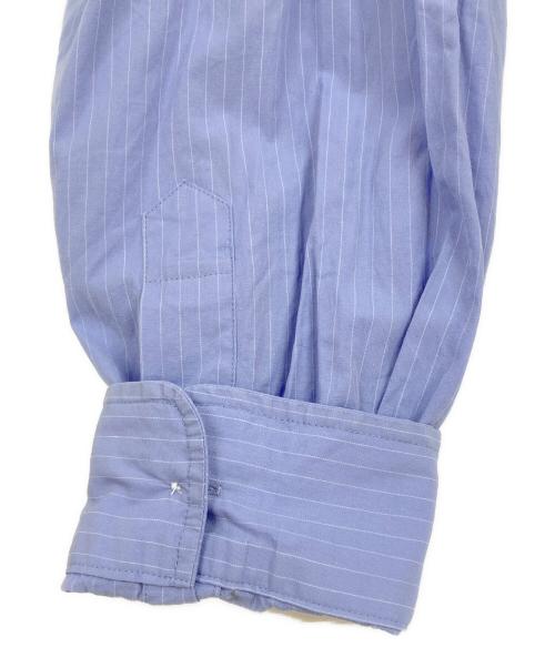 THE SHINZONE（ザ シンゾーン）THE SHINZONE (ザ シンゾーン) STRIPED DADDY SHIRT ブルー サイズ:RSの古着・服飾アイテム