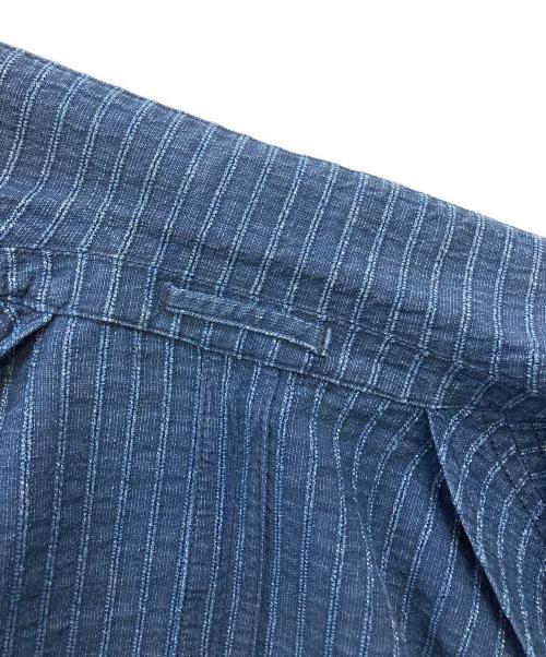 LARDINI（ラルディーニ）LARDINI (ラルディーニ) リネン混 3B ストライプテーラードジャケット ネイビー サイズ:44の古着・服飾アイテム