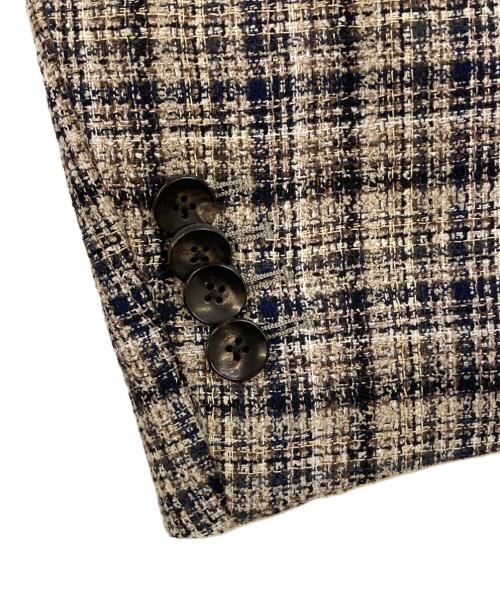 LARDINI（ラルディーニ）LARDINI (ラルディーニ) ウール混 段返り 3Bテーラードジャケット ベージュ サイズ:44の古着・服飾アイテム