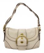 COACHコーチ）の古着「ソーホー レザーワンショルダーバッグ」｜ホワイト