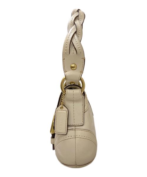 COACH（コーチ）COACH (コーチ) ソーホー レザーワンショルダーバッグ ホワイトの古着・服飾アイテム