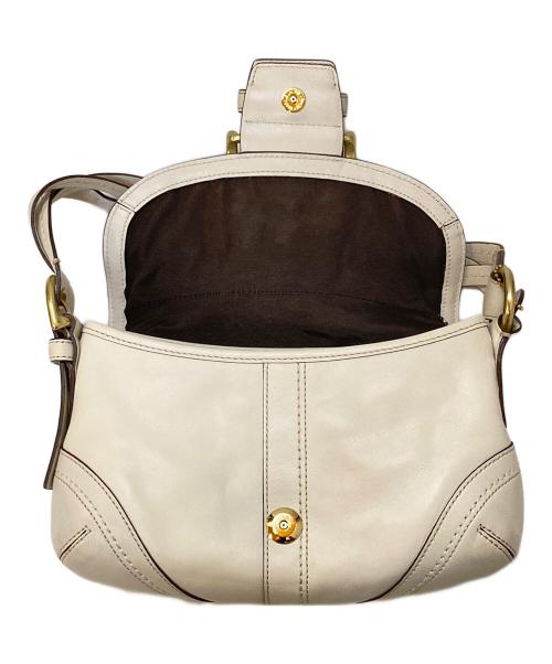 COACH（コーチ）COACH (コーチ) ソーホー レザーワンショルダーバッグ ホワイトの古着・服飾アイテム