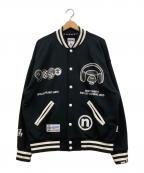 Aape BY A BATHING APE×9090エーエイプ バイ アベイシングエイプ×9090）の古着「スナップボタンスタジャン」｜ブラック