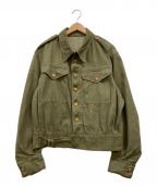 British Armyイギリス軍）の古着「MANCLARK & SON 51年 OVERALLS DENIM BLOUSES」｜オリーブ