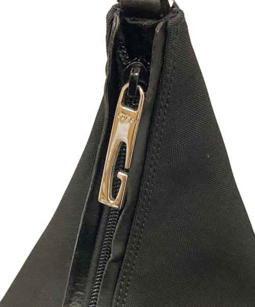 GUCCI（グッチ）GUCCI (グッチ) ディアマンテ レザーハンドル ナイロンワンショルダーバッグ ブラックの古着・服飾アイテム