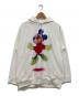 DISNEY（ディズニー）の古着「ミッキー3Dアートパーカー」｜ホワイト