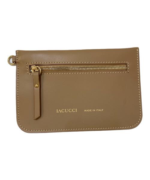 IACUCCI（イアクッチ）IACUCCI (イアクッチ) キャンバスソルベット M レザーコンビハンドバッグ ベージュ サイズ:下記参照の古着・服飾アイテム