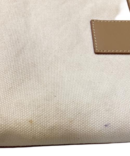 IACUCCI（イアクッチ）IACUCCI (イアクッチ) キャンバスソルベット M レザーコンビハンドバッグ ベージュ サイズ:下記参照の古着・服飾アイテム