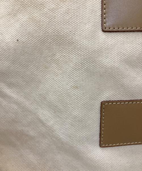 IACUCCI（イアクッチ）IACUCCI (イアクッチ) キャンバスソルベット M レザーコンビハンドバッグ ベージュ サイズ:下記参照の古着・服飾アイテム