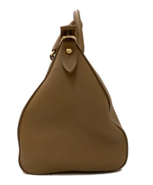 MaxMara（マックスマーラ）MaxMara (マックスマーラ) 2WAYレザートートバッグ ブラウン サイズ:下記参照の古着・服飾アイテム