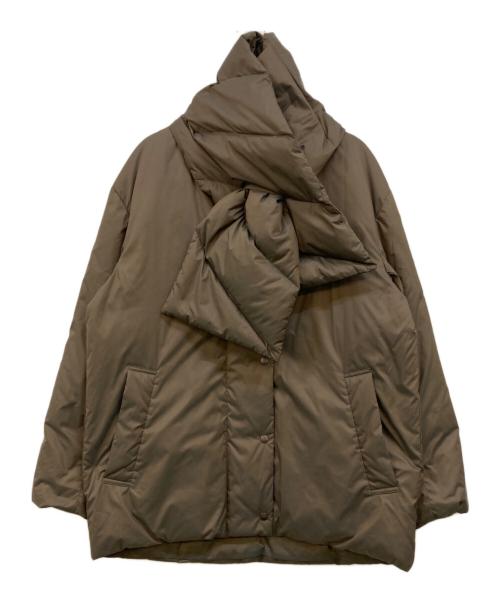 23区（ニジュウサンク）23区 (ニジュウサンク) ストール付ADSダウンショートコート グレー サイズ:36の古着・服飾アイテム