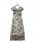 riu（リウ）の古着「TWIST RIBBON TOILE DE JOUY DRESS」｜ブルー