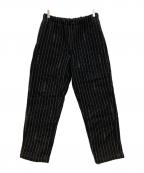 stussy×NIKEステューシー×ナイキ）の古着「STRIPE WOOL PANTS」｜ブラック