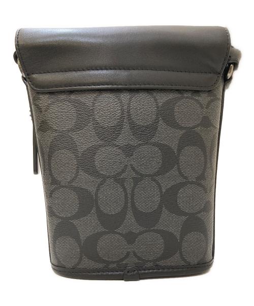 COACH（コーチ）COACH (コーチ) シグネチャー トラック スモール フラップ クロスボディバッグ ブラック サイズ:下記参照の古着・服飾アイテム