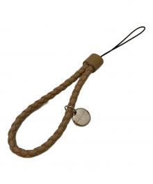 BOTTEGA VENETA（ボッテガベネタ）の古着「イントレチャート レザーストラップ」｜ベージュ