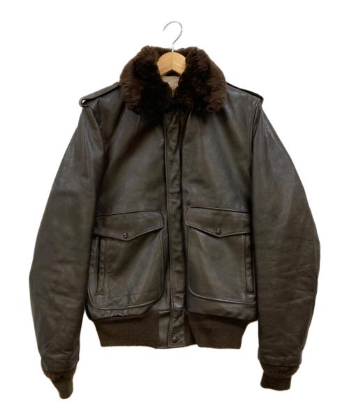 Schott（ショット）Schott (ショット) G-1 レザーフライトジャケット ブラウン サイズ:38の古着・服飾アイテム