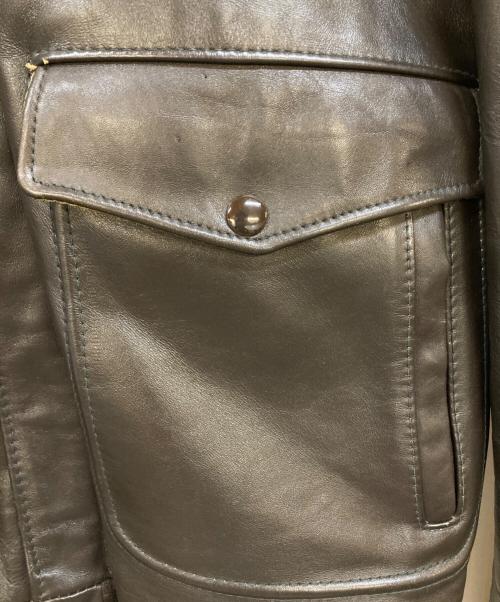 Schott（ショット）Schott (ショット) G-1 レザーフライトジャケット ブラウン サイズ:38の古着・服飾アイテム