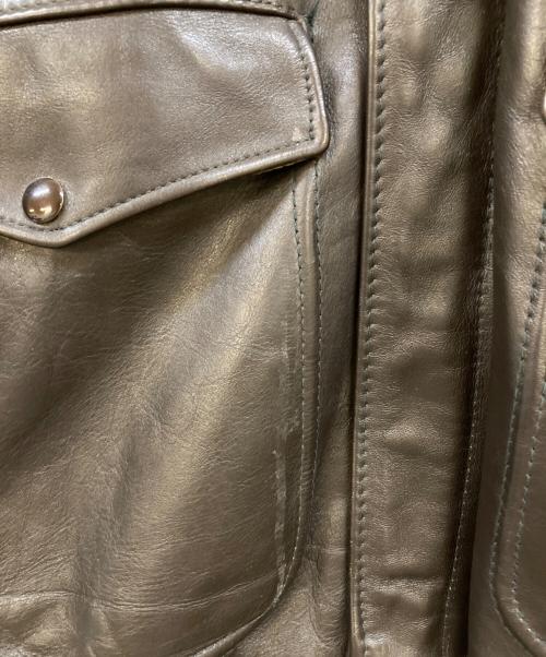 Schott（ショット）Schott (ショット) G-1 レザーフライトジャケット ブラウン サイズ:38の古着・服飾アイテム