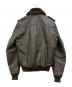Schott (ショット) G-1 レザーフライトジャケット ブラウン サイズ:38：22000円