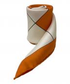 HERMESエルメス）の古着「GINZA2001 カレ45 シルクスカーフ」｜ベージュ