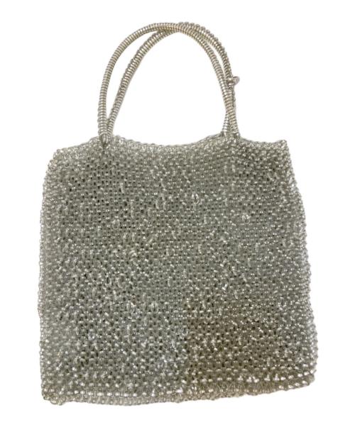 ANTEPRIMA（アンテプリマ）ANTEPRIMA (アンテプリマ) 花柄ビジュー ワイヤーミニハンドバッグ シルバー サイズ:下記参照の古着・服飾アイテム