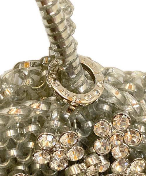 ANTEPRIMA（アンテプリマ）ANTEPRIMA (アンテプリマ) 花柄ビジュー ワイヤーミニハンドバッグ シルバー サイズ:下記参照の古着・服飾アイテム