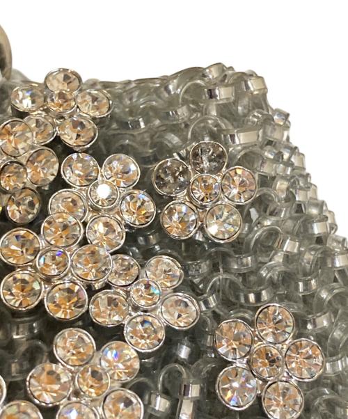 ANTEPRIMA（アンテプリマ）ANTEPRIMA (アンテプリマ) 花柄ビジュー ワイヤーミニハンドバッグ シルバー サイズ:下記参照の古着・服飾アイテム