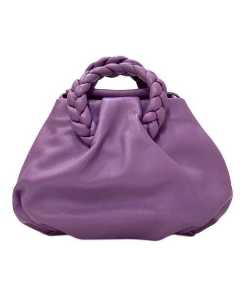 HEREU（ヘリュー）HEREU (ヘリュー) bombon レザーショルダーバッグ ラベンダーの古着・服飾アイテム