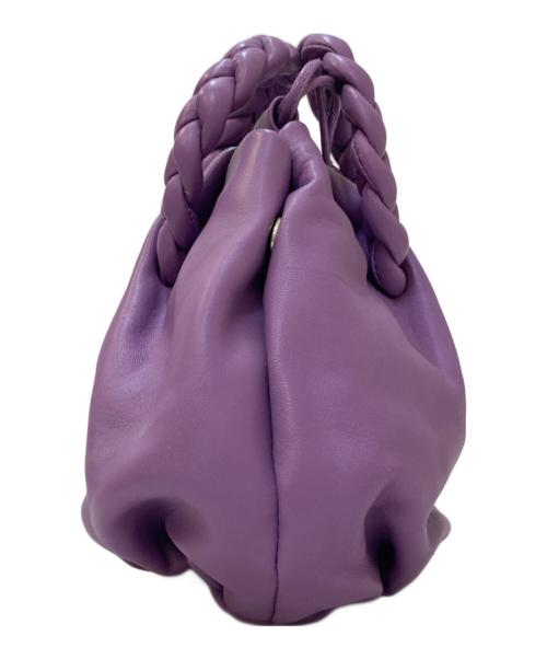 HEREU（ヘリュー）HEREU (ヘリュー) bombon レザーショルダーバッグ ラベンダーの古着・服飾アイテム