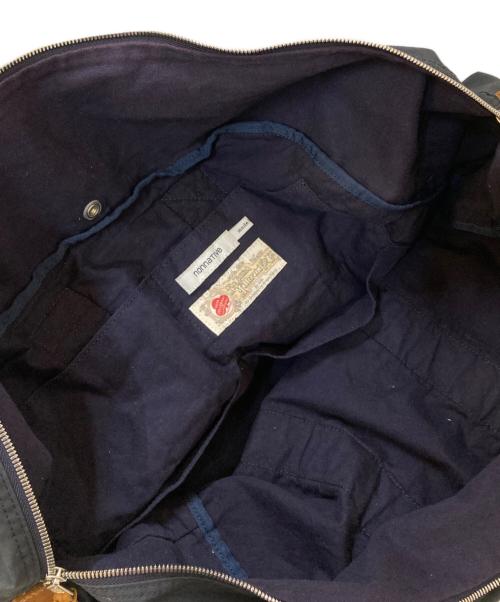 nonnative（ノンネイティブ）nonnative (ノンネイティブ) ミラレーン オイルド ボストンバッグ ネイビーの古着・服飾アイテム