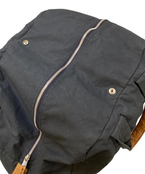 nonnative（ノンネイティブ）nonnative (ノンネイティブ) ミラレーン オイルド ボストンバッグ ネイビーの古着・服飾アイテム