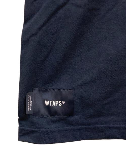 WTAPS（ダブルタップス）WTAPS (ダブルタップス) プリントTシャツ ネイビー サイズ:4の古着・服飾アイテム