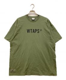 WTAPS（ダブルタップス）の古着「ロゴTシャツ」｜オリーブ